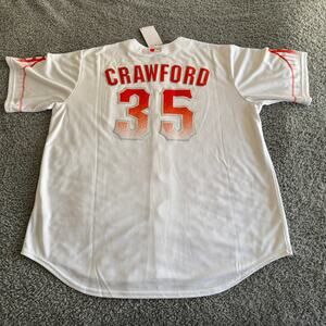 Authentic Nike Brandon Crawford MLB San Francisco Giants White City 35 Jersey XL